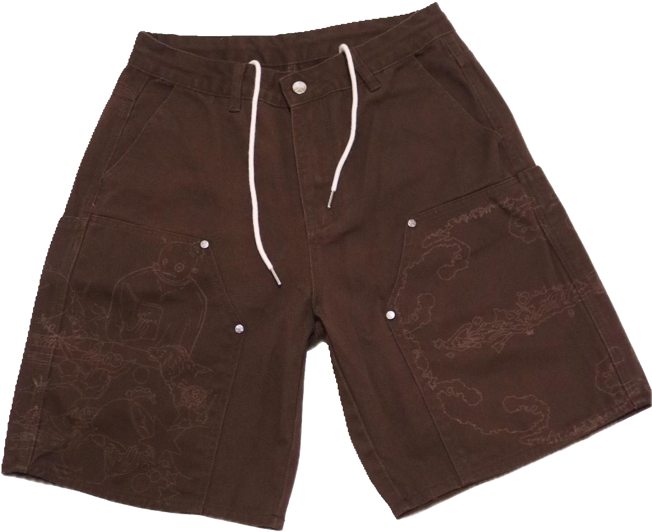 Funeral Service Denim Shorts